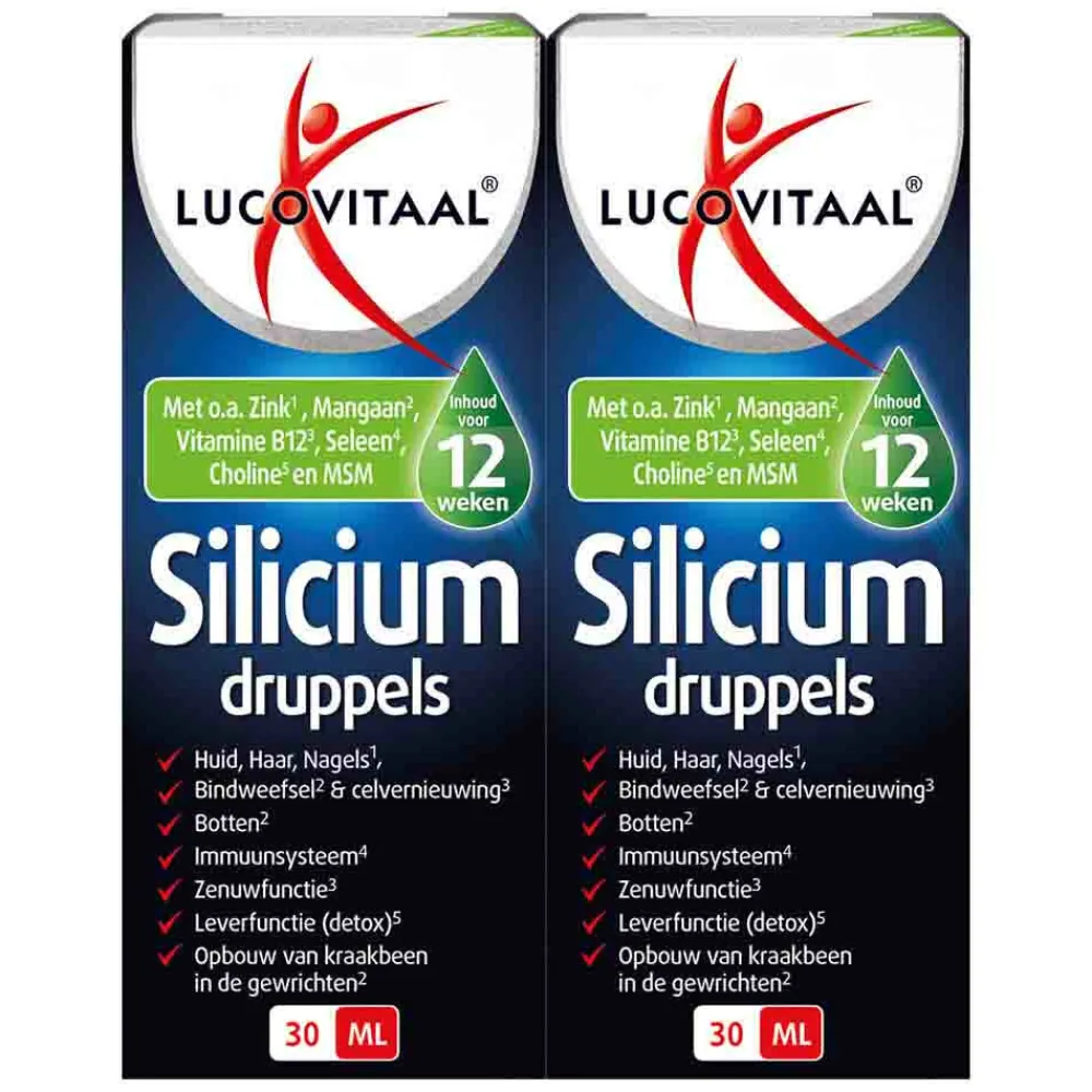 2x Silicium Druppels 30 ml^Lucovitaal New