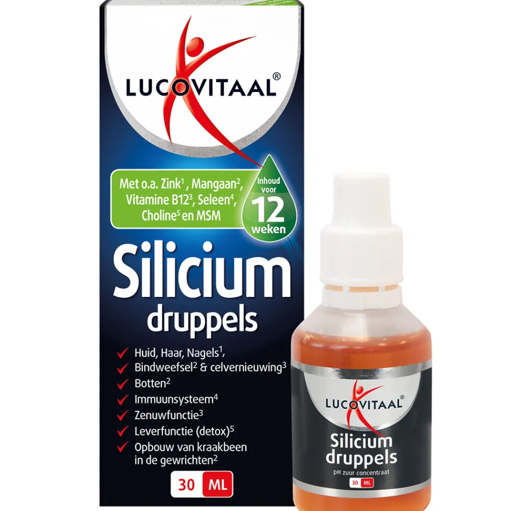 2x Silicium Druppels 30 ml^Lucovitaal New