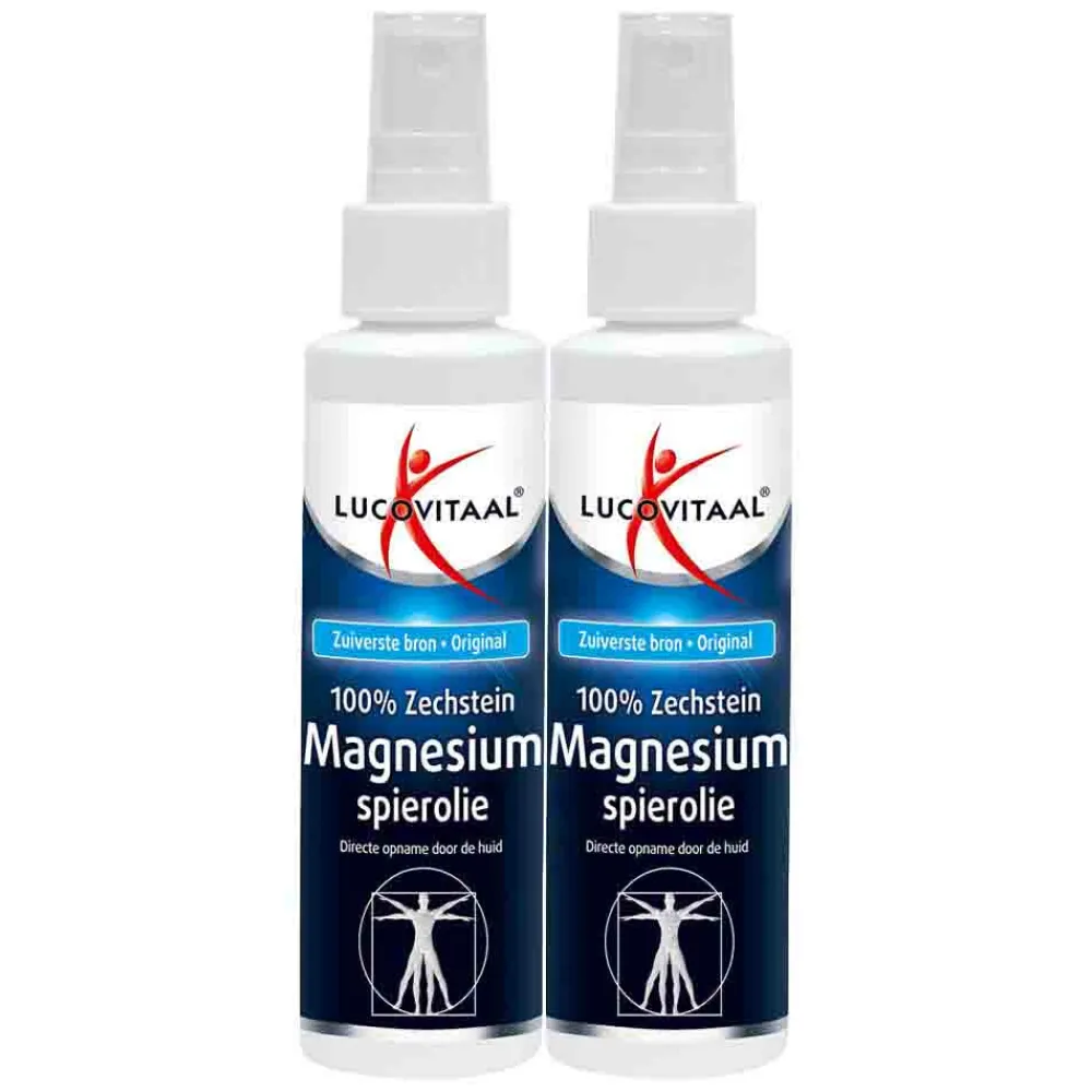 Gewrichten & Spieren<Lucovitaal 2x Spray Magnesium Spierolie 200 ml