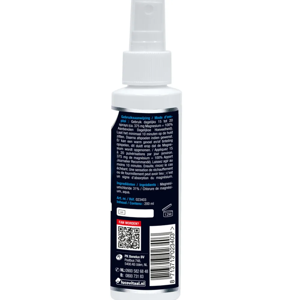 Gewrichten & Spieren<Lucovitaal 2x Spray Magnesium Spierolie 200 ml