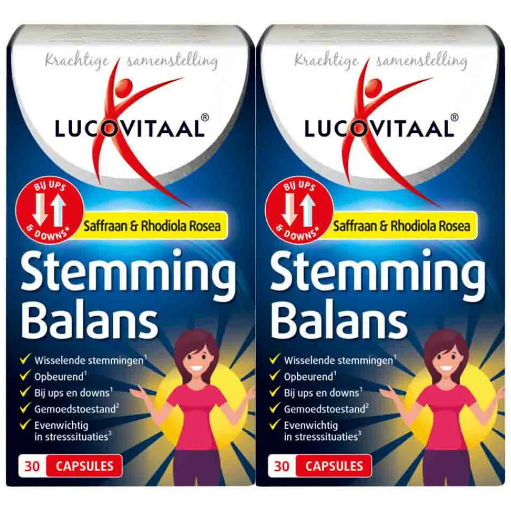 Outlet 2x Stemmingbalans 30 capsules Voor Vrouw Of Man