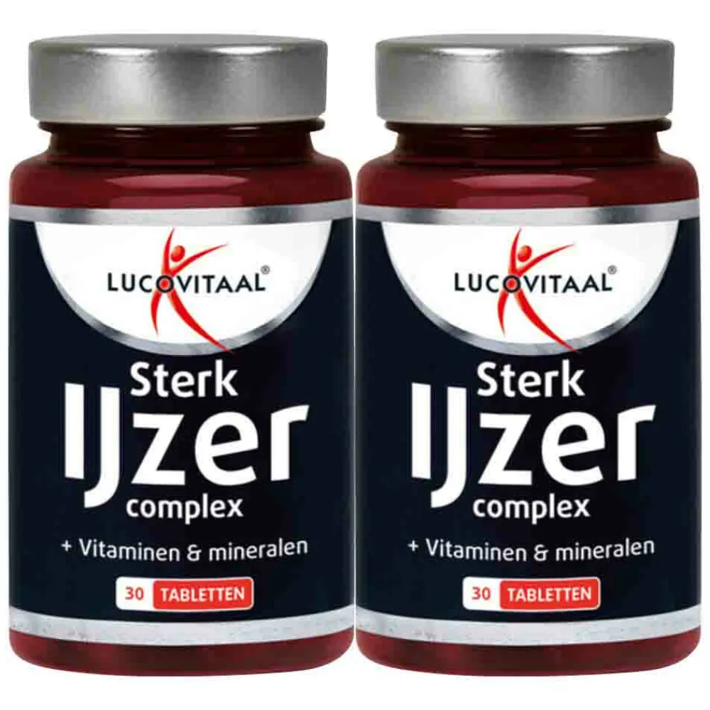 2x Sterk IJzer Complex 30 tabletten Mineralen