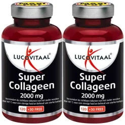 Voor Vrouw Of Man<Lucovitaal 2x Super Collageen 2000 mg Maxipot 150 tabletten