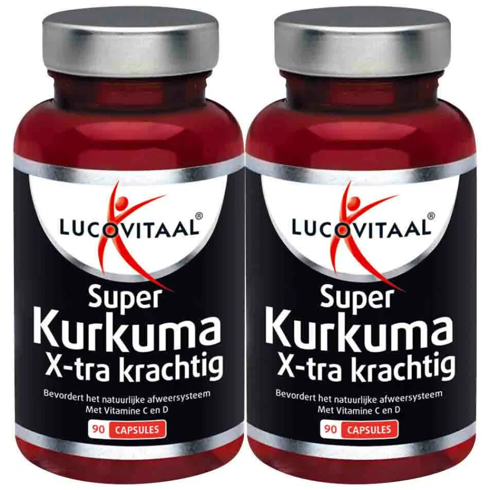 Sale 2x Super Kurkuma X-tra Krachtig 90 capsules Weerstand & Energie|Speciale Bestanddelen