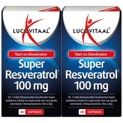 Hart, Bloed & Cholesterol<Lucovitaal 2x Super Resveratrol 100 mg 30 capsules