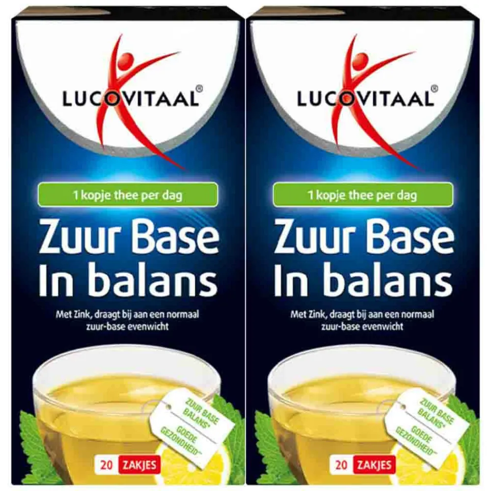 Thee<Lucovitaal 2x Thee Zuur Base 20 stuks