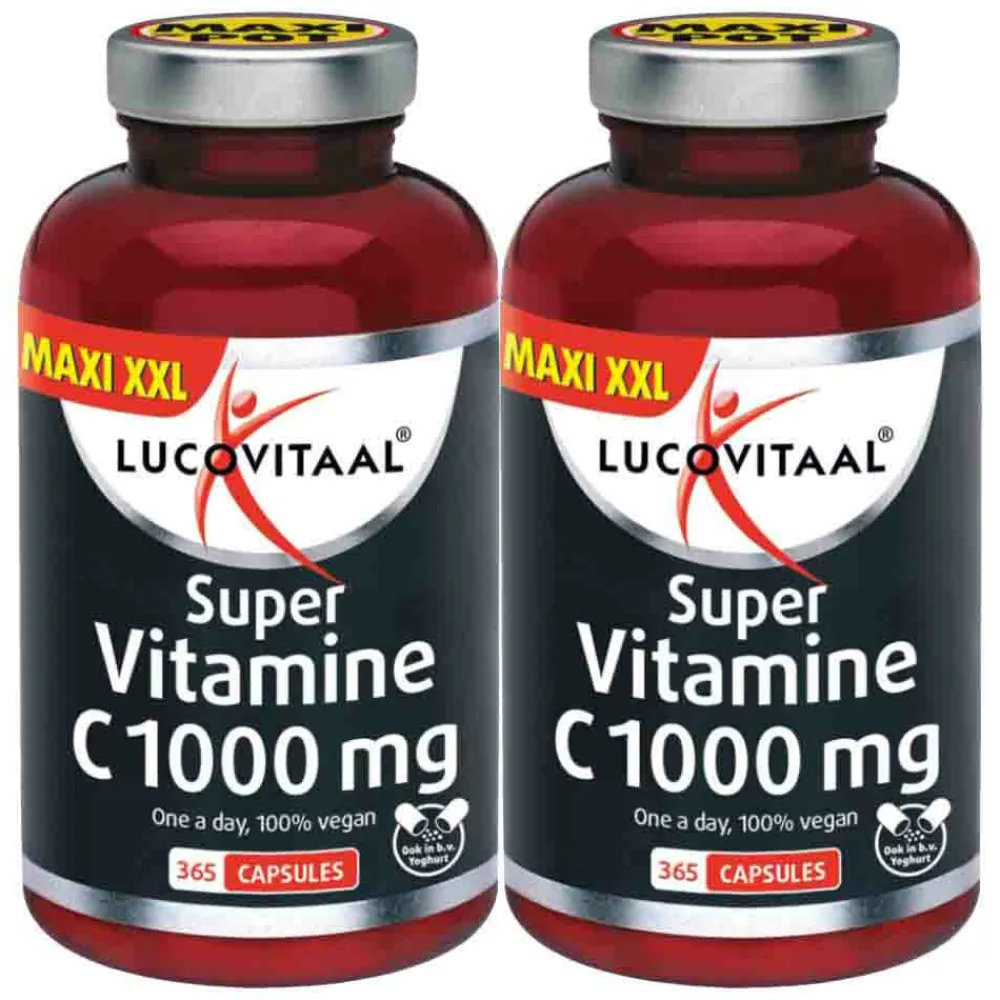 New 2x Vitamine C1000 Vegan 365 capsules Vitaminen