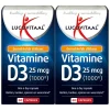New 2x Vitamine D3 25mcg 60 capsules Vitaminen