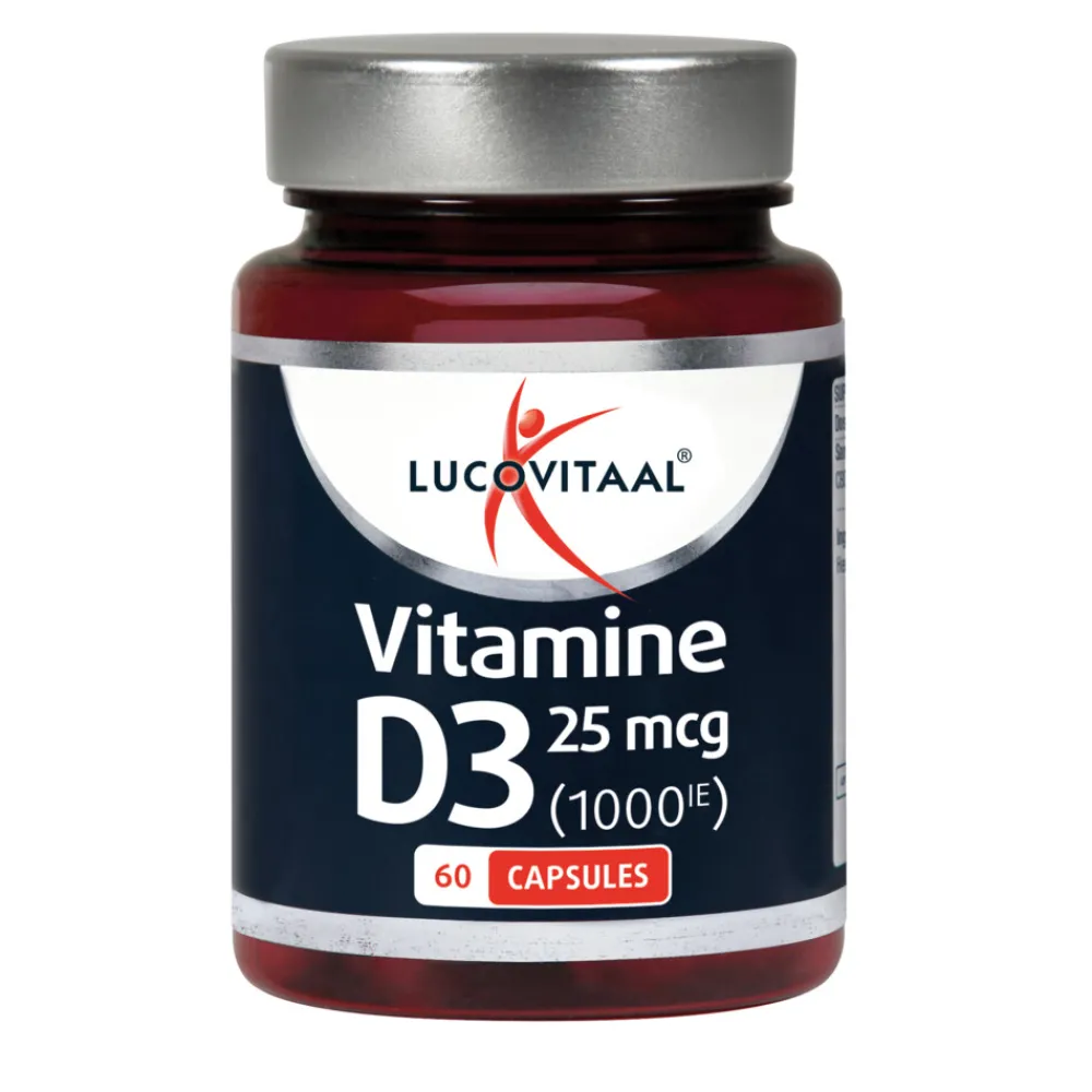 New 2x Vitamine D3 25mcg 60 capsules Vitaminen