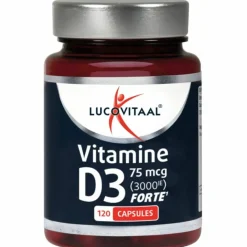 Vitaminen<Lucovitaal 2x Vitamine D3 75mcg (3000IE) Forte 120 capsules