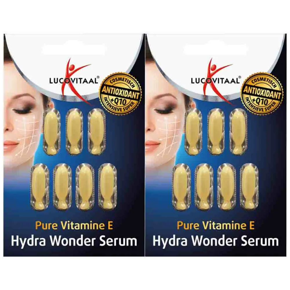 2x Vitamine E Hydra Wonder Serum 7 Capsules^Lucovitaal Best
