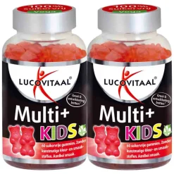 Vitaminen Kind<Lucovitaal 2x Vitamine Gummies Multi+ Kids 60 gummies