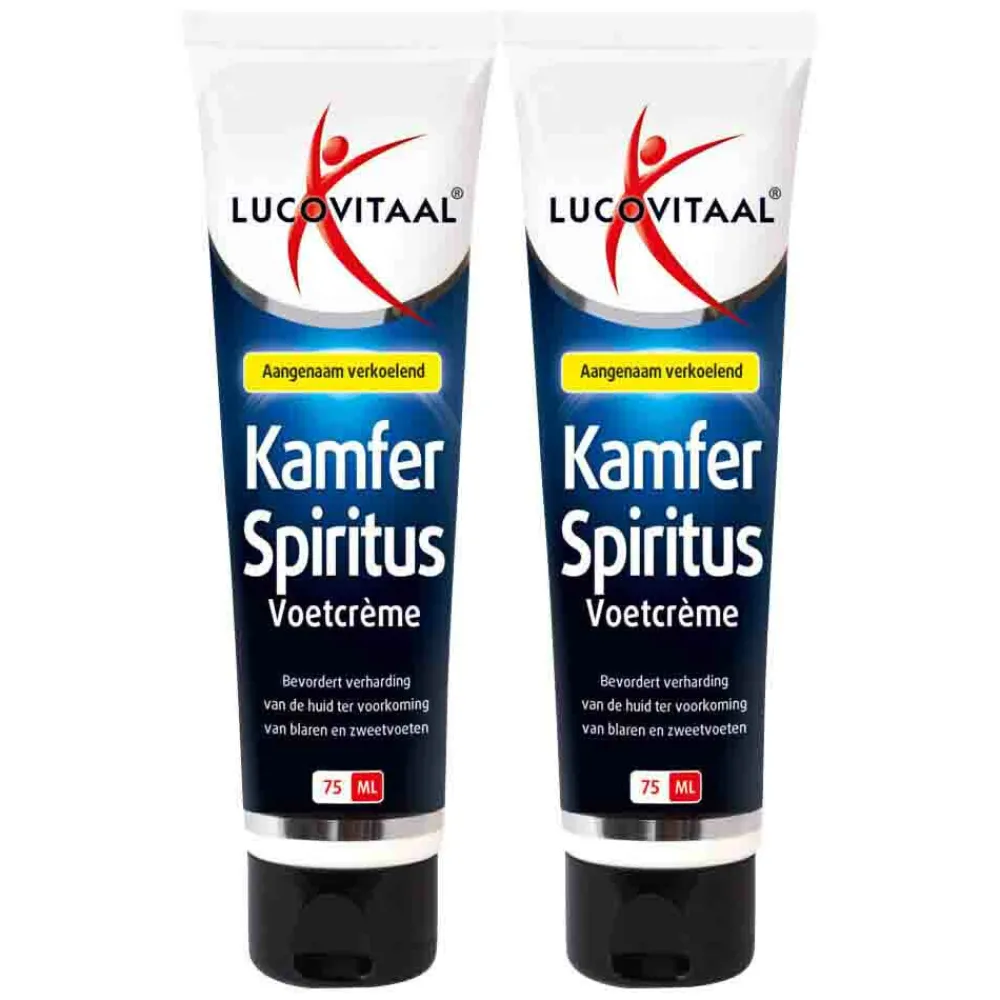Best 2x Voetcrème Kamfer Spiritus 75 ml Voetverzorging