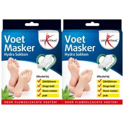 Clearance 2x Voetmasker Hydra Sokken 1 paar Voetverzorging