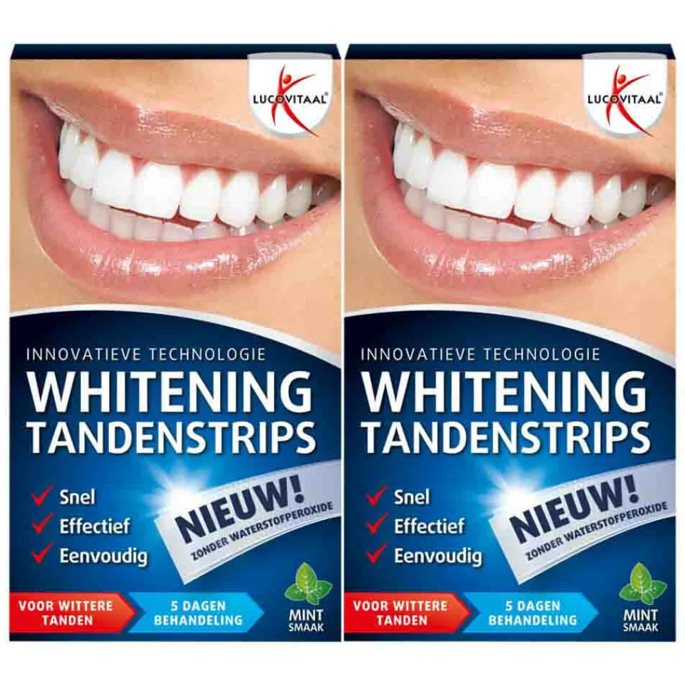 Specialistische Mondverzorging<Lucovitaal 2x Whitening Tandenstrips 5 sets