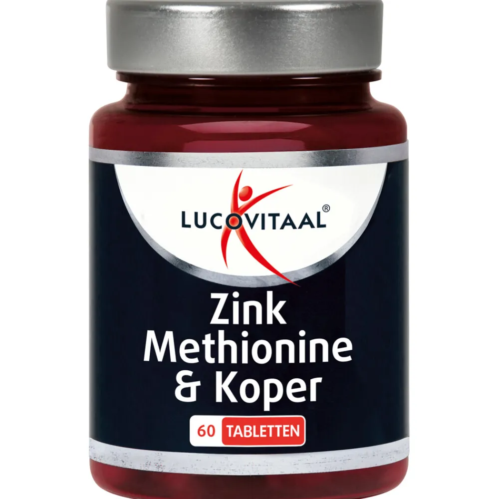 Hot 2x Zink Methionine & Koper 60 tabletten Mineralen