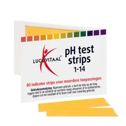 Zelftesten<Lucovitaal 2x Zuur Base Ph Strips 80 stuks