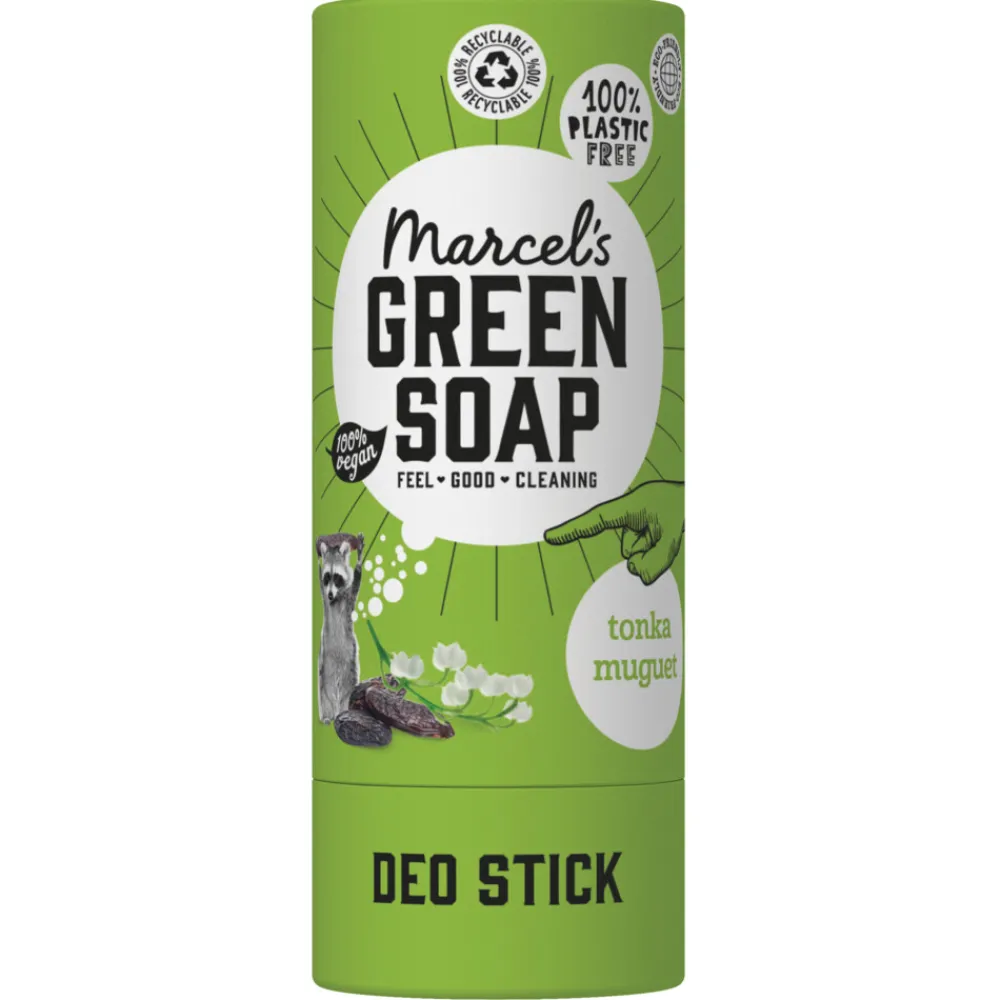 Sale 6x Marcel's Green Soap Deodorant Stick Tonka & Muguet 40 gr Deodorant