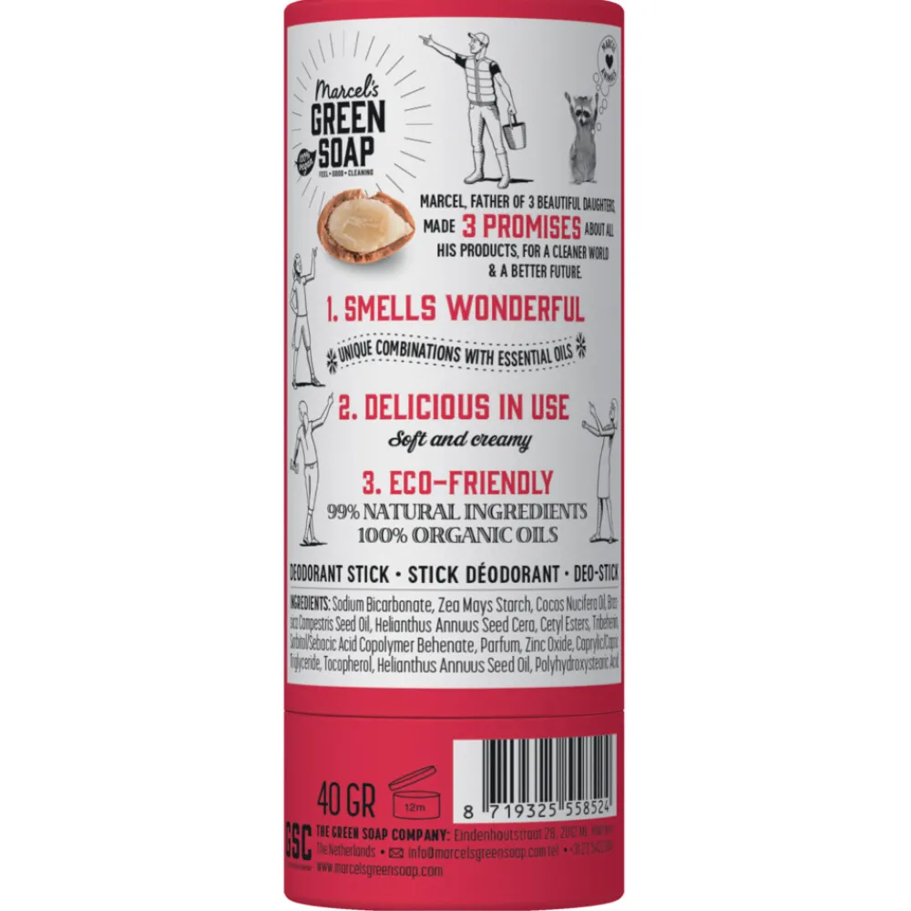 6x Marcel's Green Soap Deodorant Stick Argan & Oudh 40 gr^Marcels Green Soap New