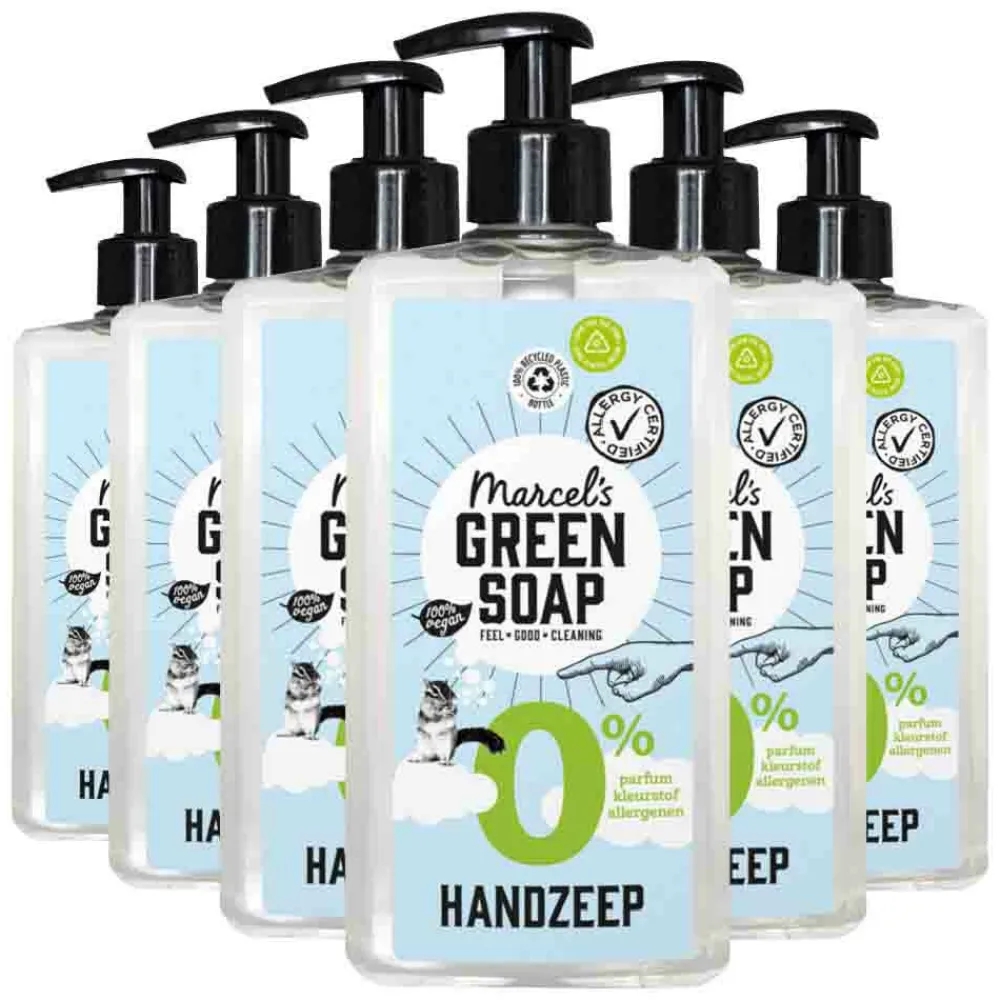 Keukenartikelen<Marcels Green Soap 6x Marcel's Green Soap Handzeep 0% 500 ml