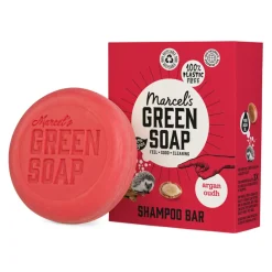 Shampoo<Marcels Green Soap 6x Marcel's Green Soap Shampoobar Argan & Oudh 90 gr