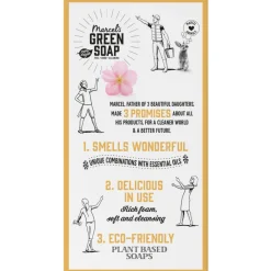 6x Marcel's Green Soap Showerbar Vanilla & Cherry Blossom 150 gr^Marcels Green Soap Online