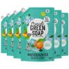 6x Marcel's Green Soap Wasverzachter Peach & Jasmine Navulling 750 ml^Marcels Green Soap Outlet