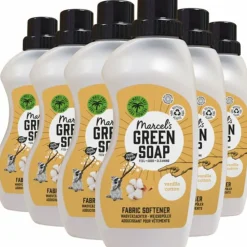 6x Marcel's Green Soap Wasverzachter Katoen & Vanilla 30 Wasbeurten 750 ml^Marcels Green Soap Outlet