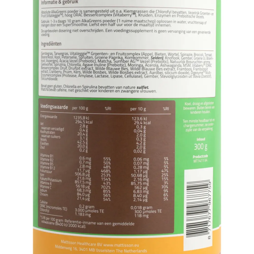 6x Alkagreens 300 gr^Mattisson Online