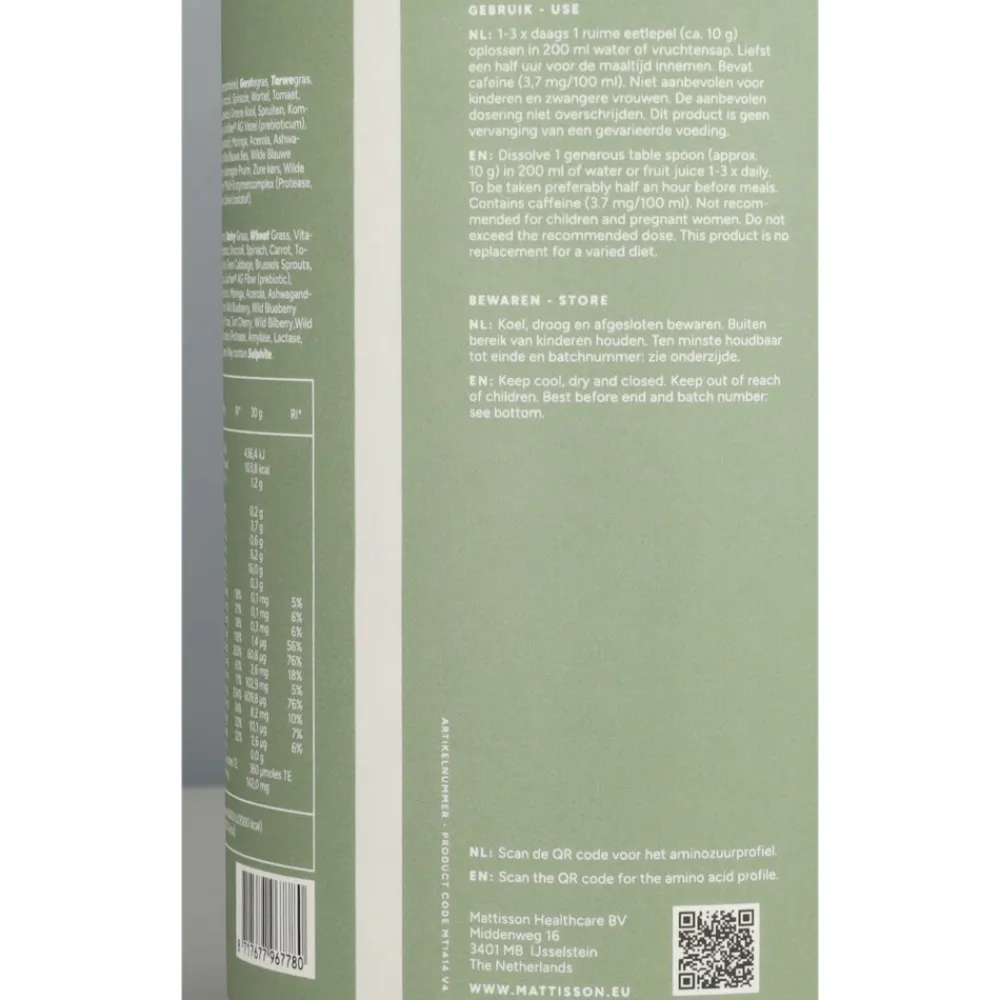 6x Alkagreens Protien Powder 300 gr^Mattisson Hot