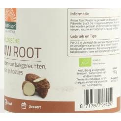 Online 3x Arrow Root Poeder Bio 190 gr Kruiden
