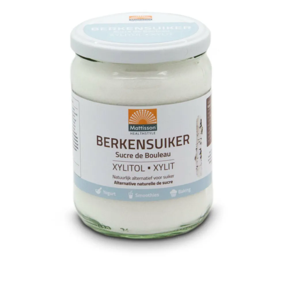 Best 2x Berkensuiker Xylitol 400 gr Siropen & Zoetstoffen