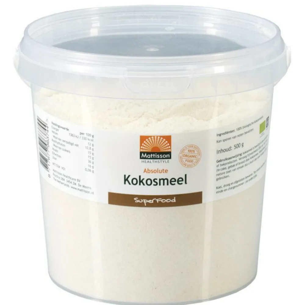 Bakken<Mattisson 3x Kokosmeel Bio 500 gr
