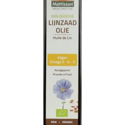 3x Lijnzaadolie Biologisch Absolute 250 ml^Mattisson Hot