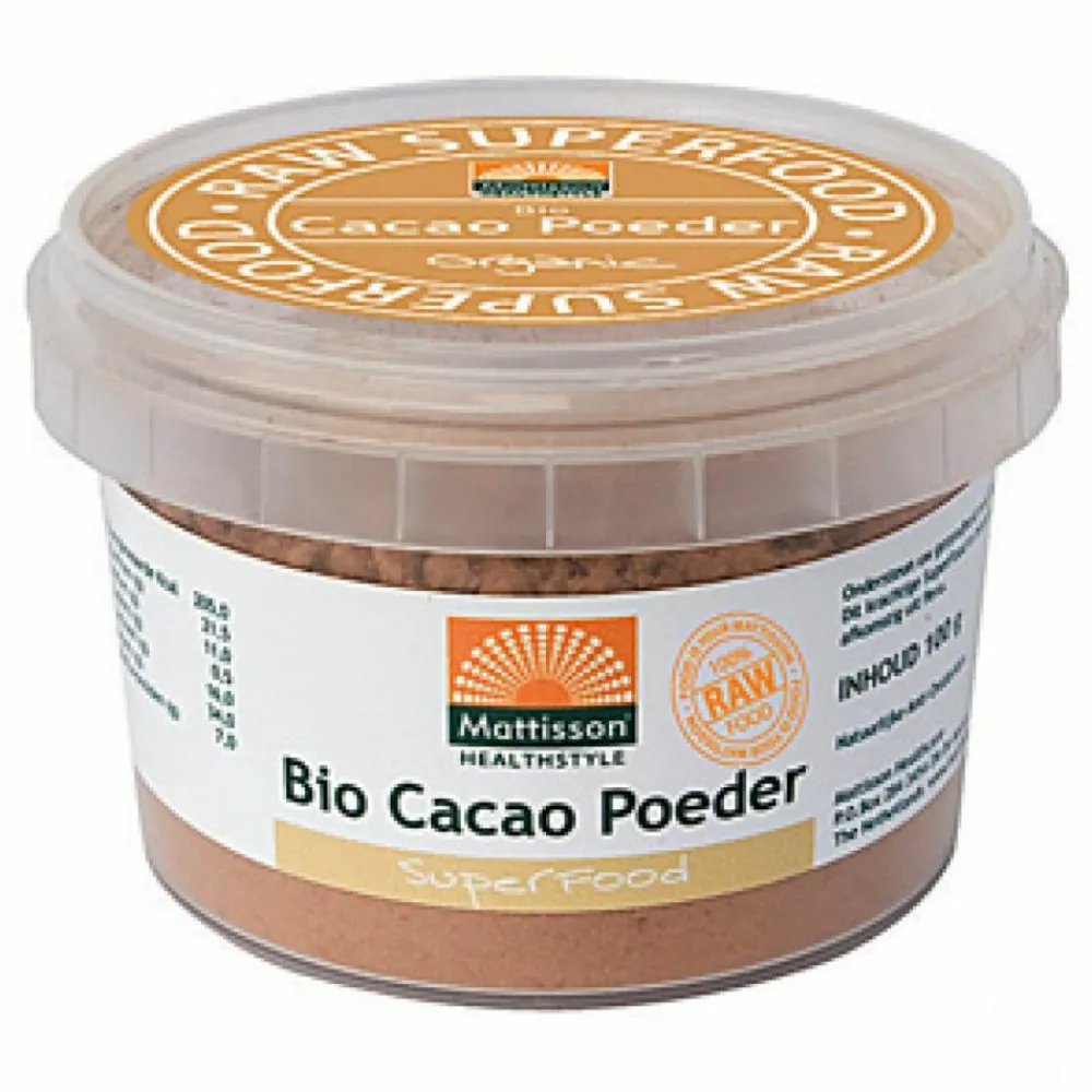 3x logische Cacao Poeder 100 gr^Mattisson Outlet