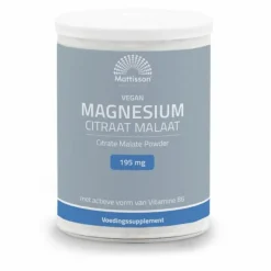 2x Magnesium Citraat Malaat Poeder 125 gr^Mattisson