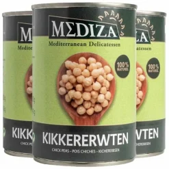 Groente<Mediza 3x Kikkererwten 400 gr