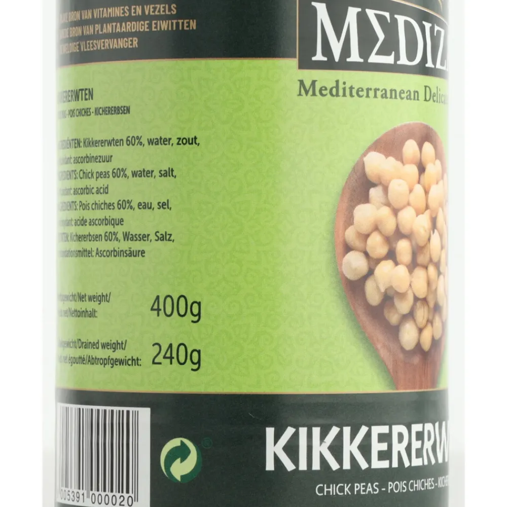 Groente<Mediza 3x Kikkererwten 400 gr