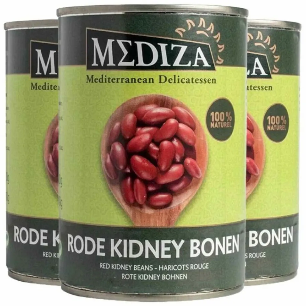 Outlet 3x Rode Kidney Bonen 400 gr Groente