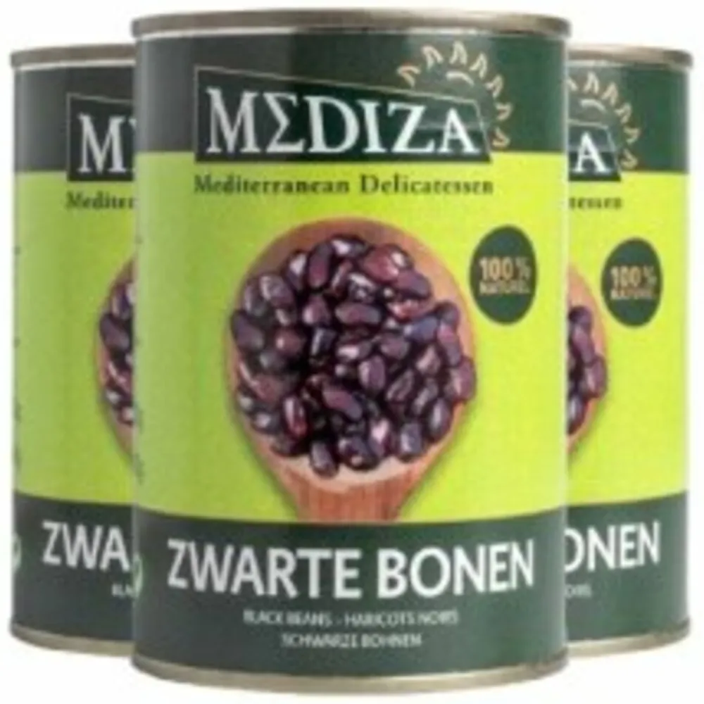3x Zwarte Bonen 400 gr^Mediza Clearance