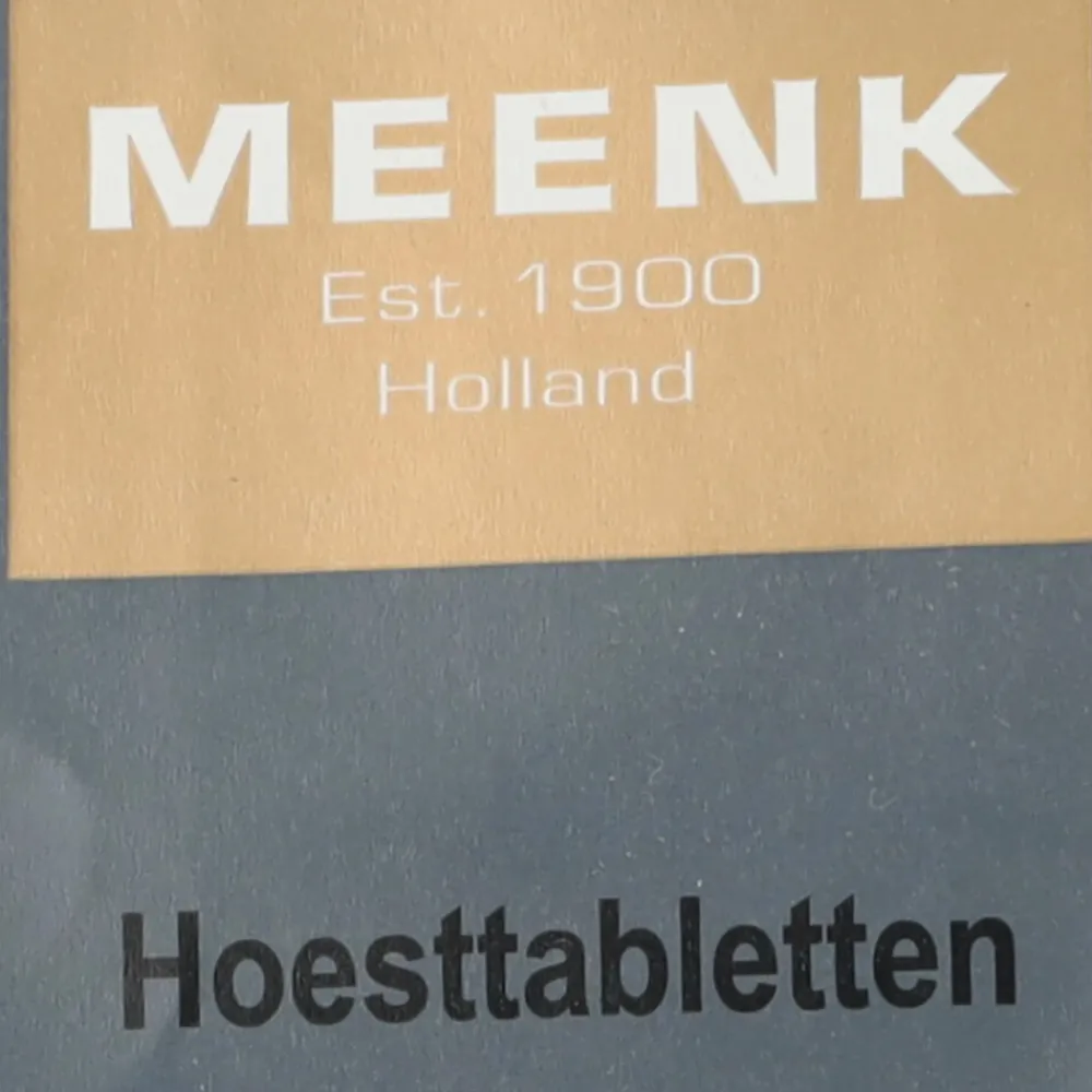Snoep<Meenk 7x Hoesttabletten 200 gr