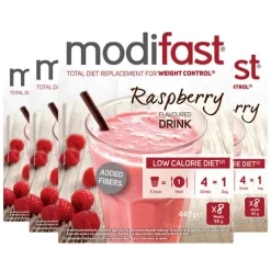 Clearance 4x Intensive Milkshake Raspberry 8 x 55 gr Dranken