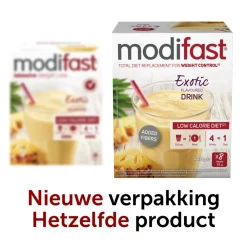 Dranken<Modifast 4x Intensive Milkshake Exotic 100 gr