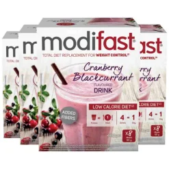 Clearance 4x Intensive Milkshake Cranberry 8 x 55 gr Dranken