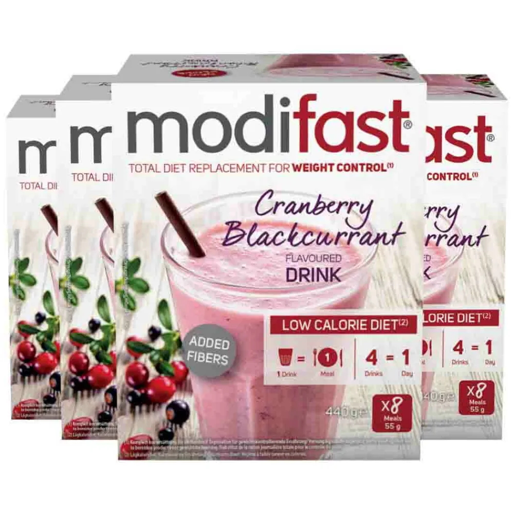Clearance 4x Intensive Milkshake Cranberry 8 x 55 gr Dranken