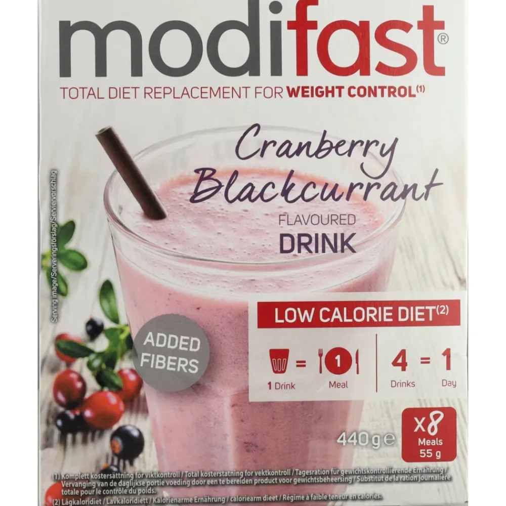 Clearance 4x Intensive Milkshake Cranberry 8 x 55 gr Dranken