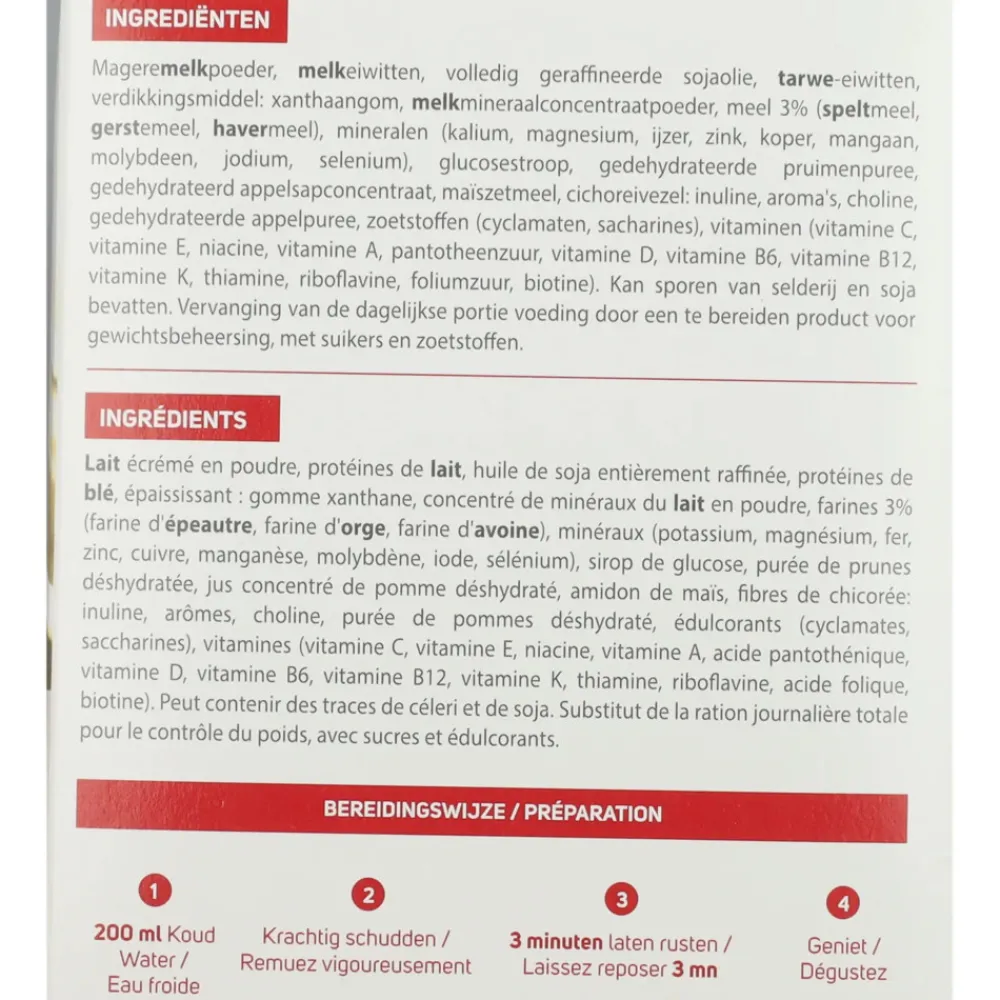 4x Intensive Pudding Yoghurt Hazelnoot 8 x 55 gr^Modifast Sale