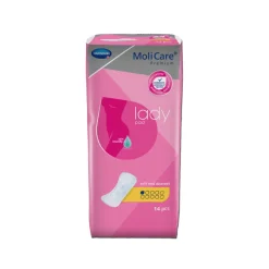 4x Premium Lady Pad 1 Druppel 181 ml Absorptie 14 stuks^Molicare Online