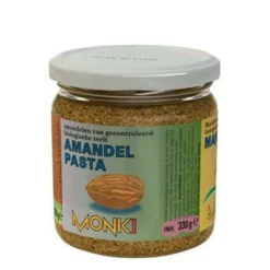 Beleg<Monki 6x Amandelpasta met Zout Bio 330 gr