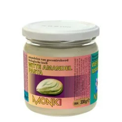 6x Amandelpasta Wit Bio 330 gr^Monki Hot